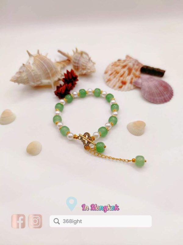 古風經典四葉草幸運珠手鏈手鍊 Bracelet