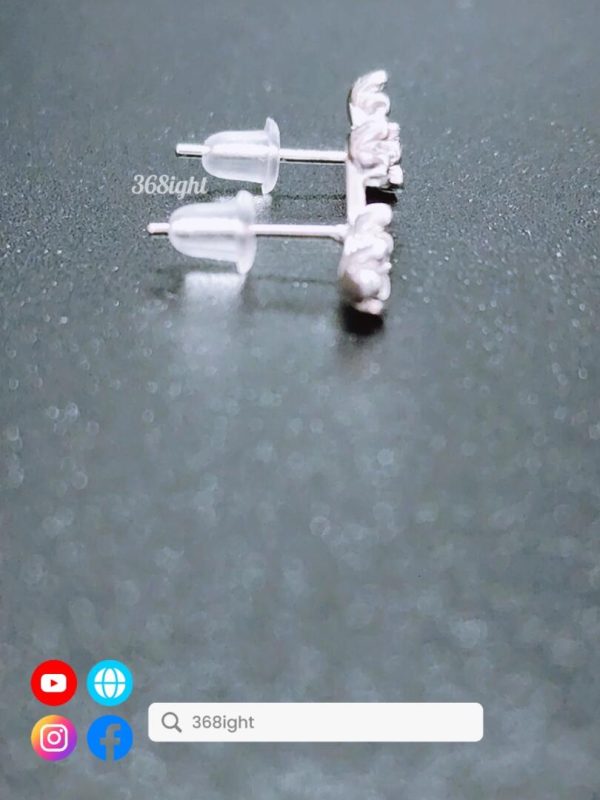 925銀韓系簡約小花耳環Earrings s925 - Image 3