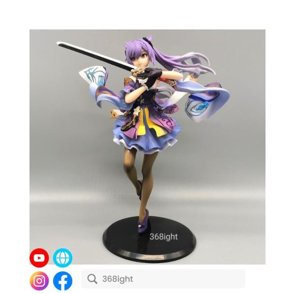 原神刻晴揮劍站立模型手辦公仔擺設收藏 - Image 2