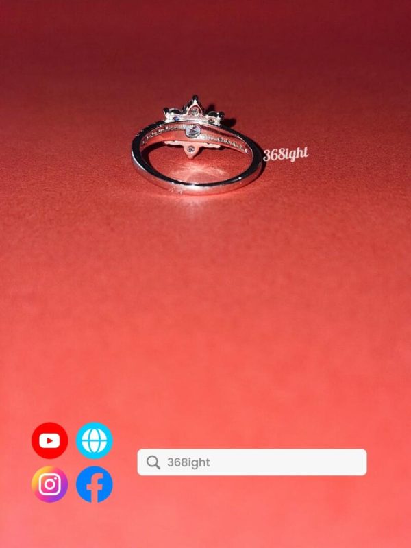 太陽花閃鑽鋯鑽戒指Ring - Image 4