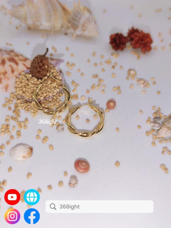 銀925 韓風簡約耳環耳釘 s925 earrings - Image 2
