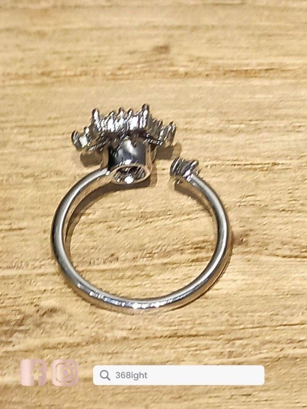 冰雪奇緣 Elsa 創意雪花閃鑽戒指Ring - Image 4