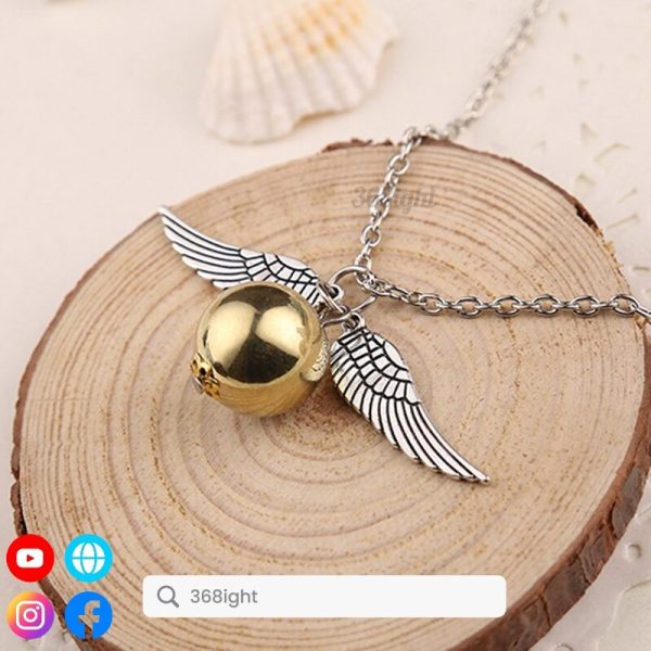 哈利波特 金飛賊金探子項鏈 Golden Snitch Necklace - Image 3