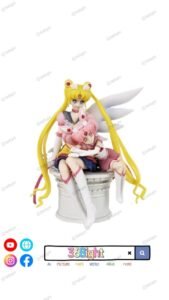 美少女戰士 月野兔 豆釘兔 坐姿模型