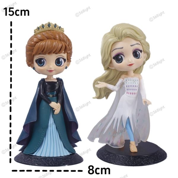 冰雪奇緣Elsa Anna 迷利手辦模型蛋糕裝飾 - Image 6