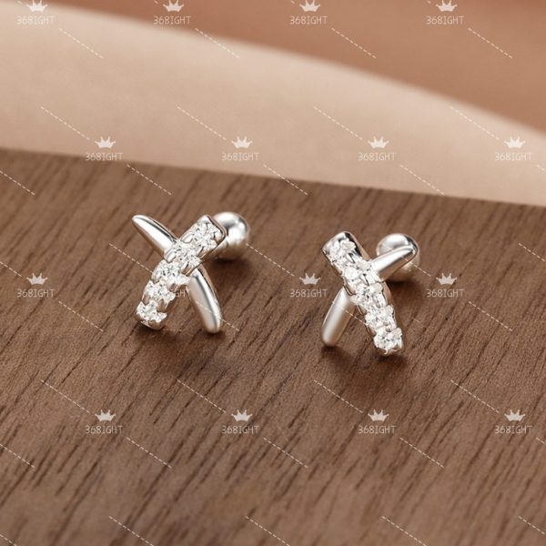 簡約小巧銀螺絲耳環Simple silver screw earrings - Image 6