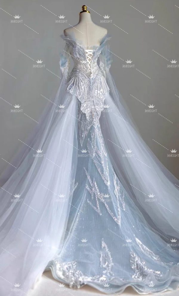 人魚公主拖尾禮服Mermaid princess tail dress - Image 3