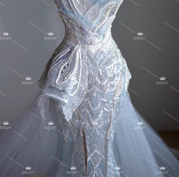 人魚公主拖尾禮服Mermaid princess tail dress - Image 5