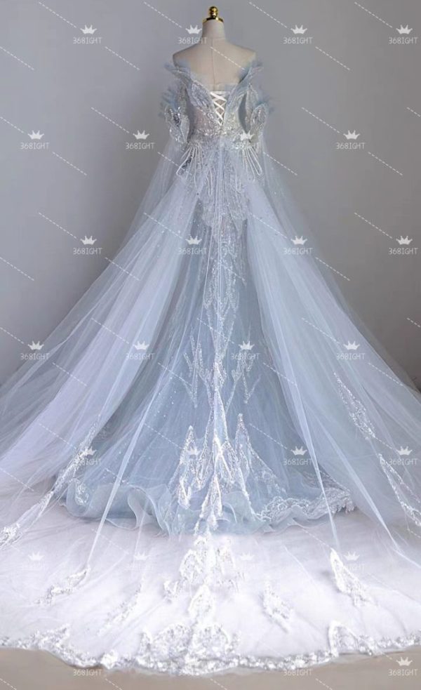 人魚公主拖尾禮服Mermaid princess tail dress - Image 6