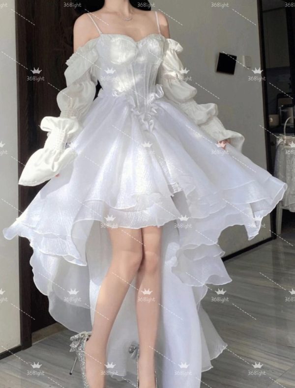 甜美風洛麗塔不規則連身裙Sweet style Lolita irregular dress - Image 5