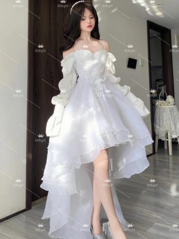 甜美風洛麗塔不規則連身裙Sweet style Lolita irregular dress - Image 4