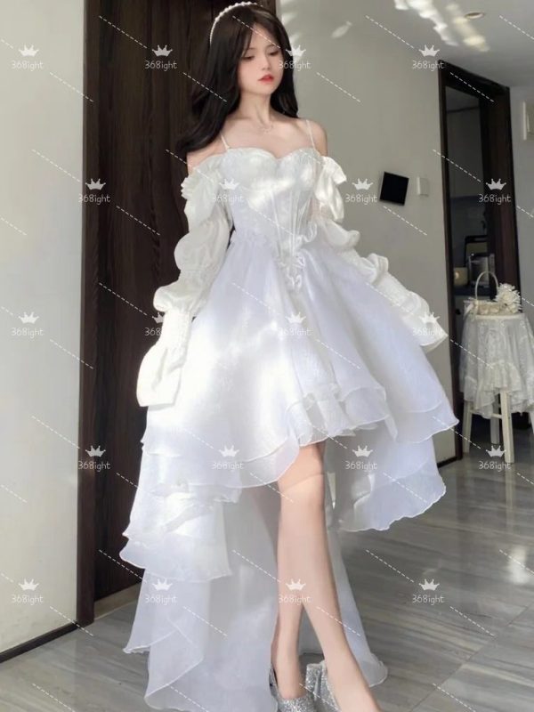 甜美風洛麗塔不規則連身裙Sweet style Lolita irregular dress - Image 2