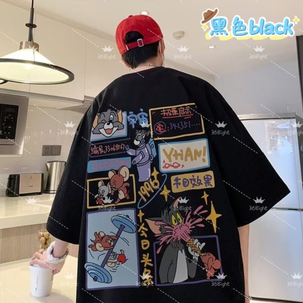 貓與老鼠休閒漫畫POLO上衣Tom and Jerry Casual Comic POLO Top - Image 15