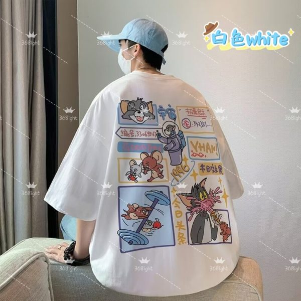 貓與老鼠休閒漫畫POLO上衣Tom and Jerry Casual Comic POLO Top - Image 14
