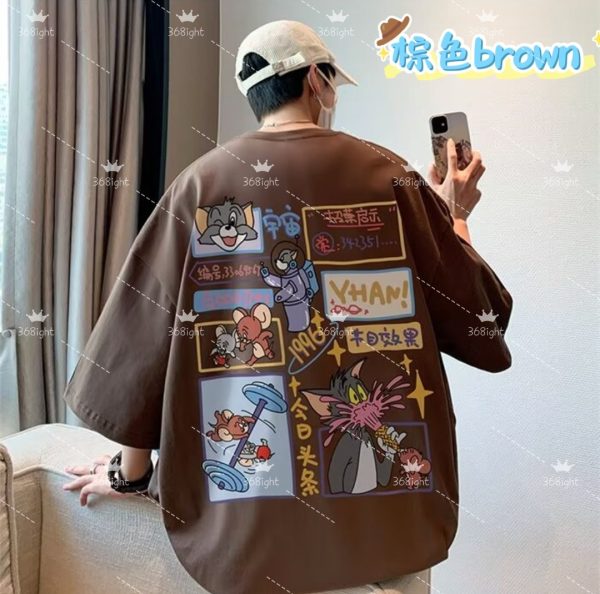 貓與老鼠休閒漫畫POLO上衣Tom and Jerry Casual Comic POLO Top - Image 12