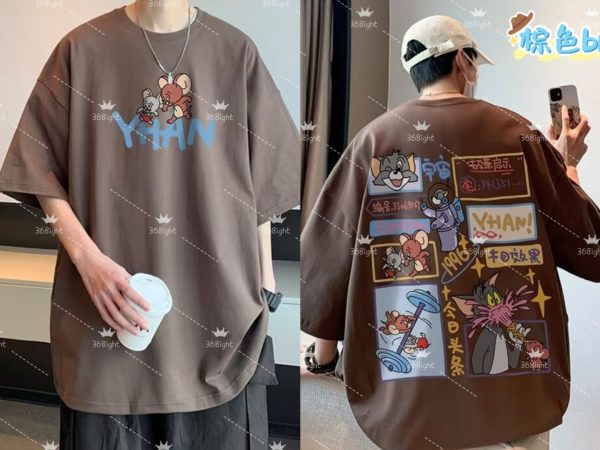 貓與老鼠休閒漫畫POLO上衣Tom and Jerry Casual Comic POLO Top - Image 6