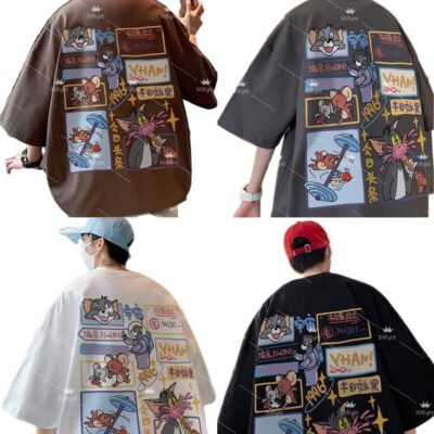 貓與老鼠休閒漫畫POLO上衣Tom and Jerry Casual Comic POLO Top