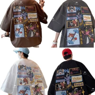 貓與老鼠休閒漫畫POLO上衣Tom and Jerry Casual Comic POLO Top