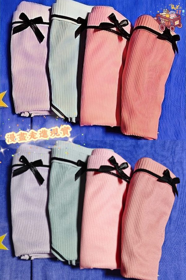 胖瘦美美學生蝴蝶少女風純棉內褲