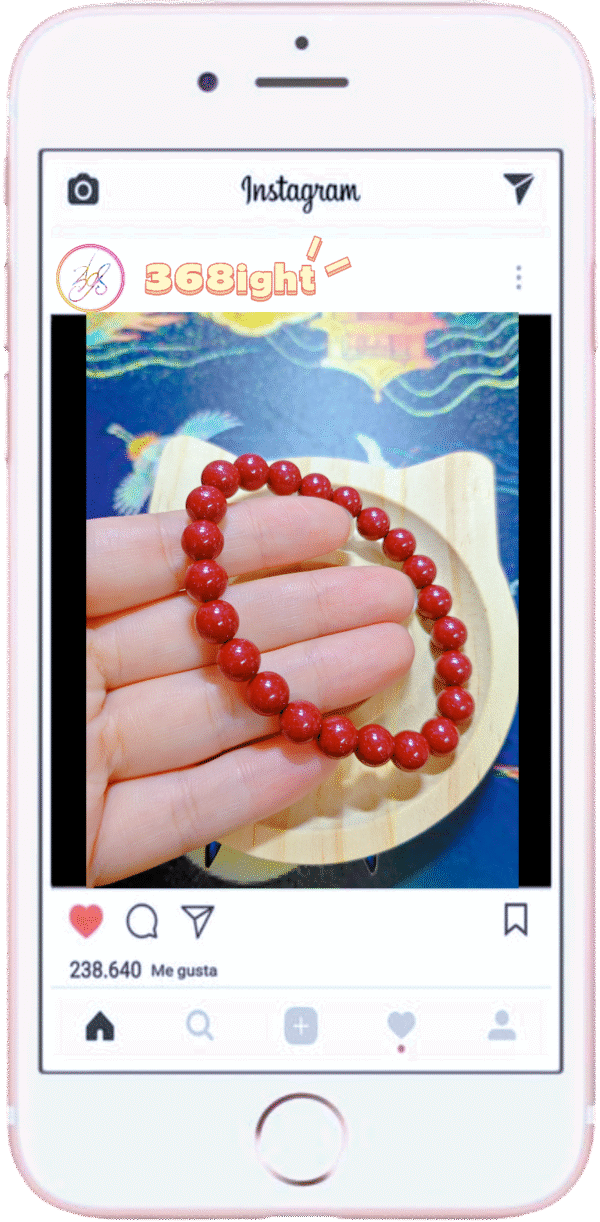 紫金朱砂吉祥如意手鏈 - Image 3