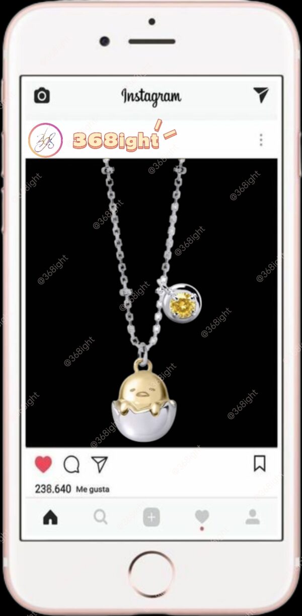 蛋黃哥梳乎蛋雞仔復活節生肖雞頸鏈鎖骨鏈Gudetama