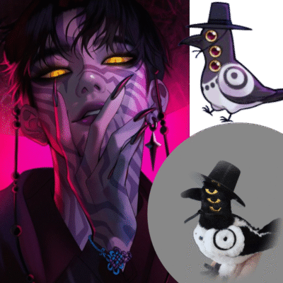 Kpop Demon Hunters Suessie Crow 獵魔女團烏鴉公仔