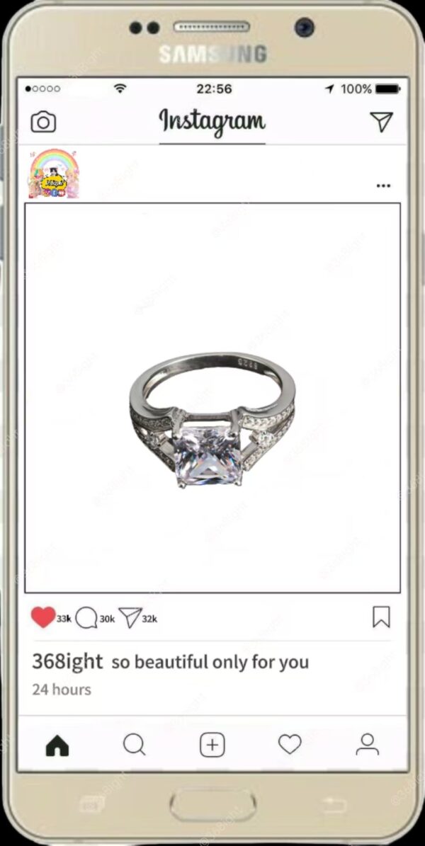 綠箭俠奧利弗費莉西蒂影視同款結婚求婚純銀戒指 - Image 4