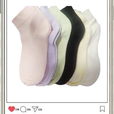 夏季短襪純棉中筒襪