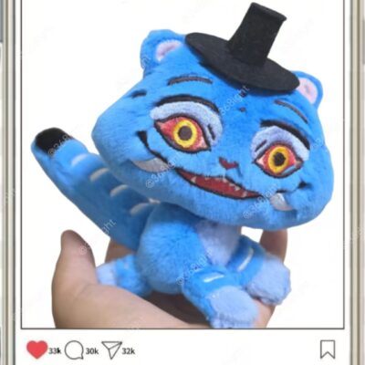 Kpop 獵魔女團 Derpy 老虎貓咪公仔