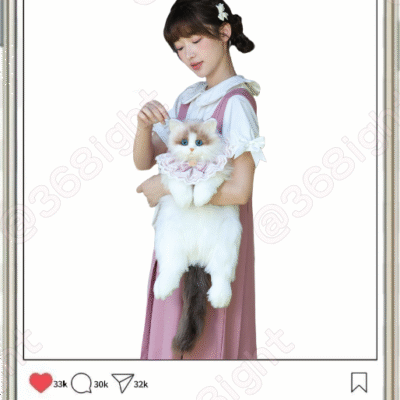 🐾【萌力全開·布偶貓仿真揹包】🐾