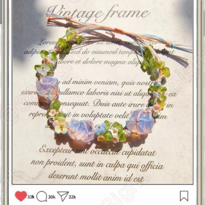 夏未央·水晶花漾手鏈