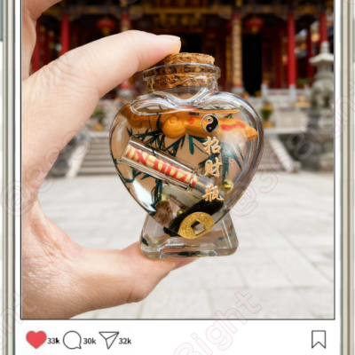 祈福招財姻緣貴人許願瓶✨一瓶在手，財氣長留🧧