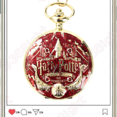 Harry Potter 金探子懷錶鐘錶