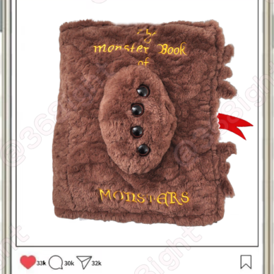 正品Harry Potter 哈利波特 怪獸與牠們的產地 怪獸的怪獸書The Monster Book of Monsters公仔