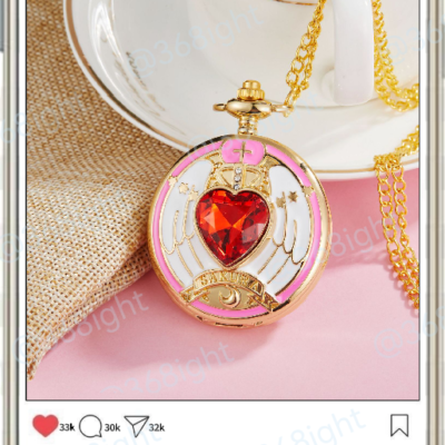 美少女戰士 螺旋心月棒 魔法杖懷錶