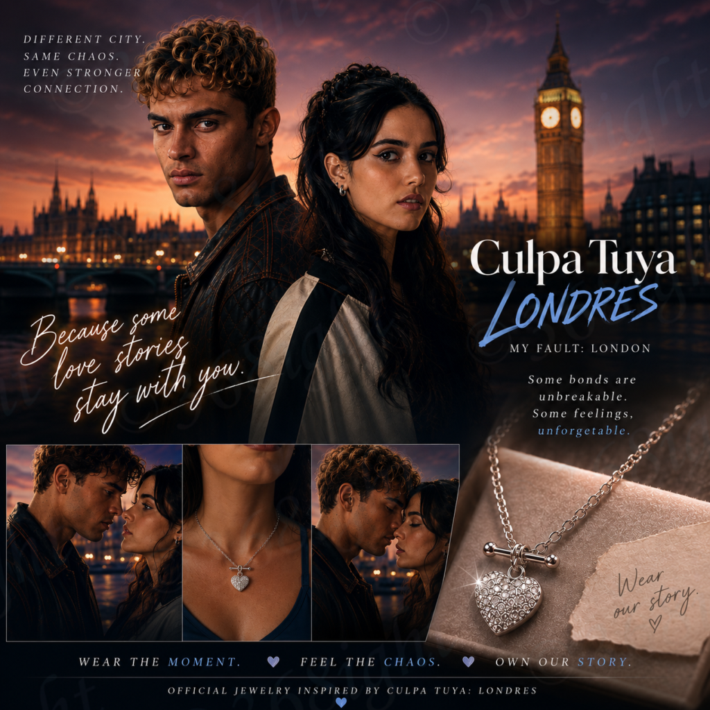 🌟 《Your Fault: London》＆《Culpa Tuya: Londres》同款「訂製」！925 純銀項鍊，為你打造倫敦的刻骨銘心！✨